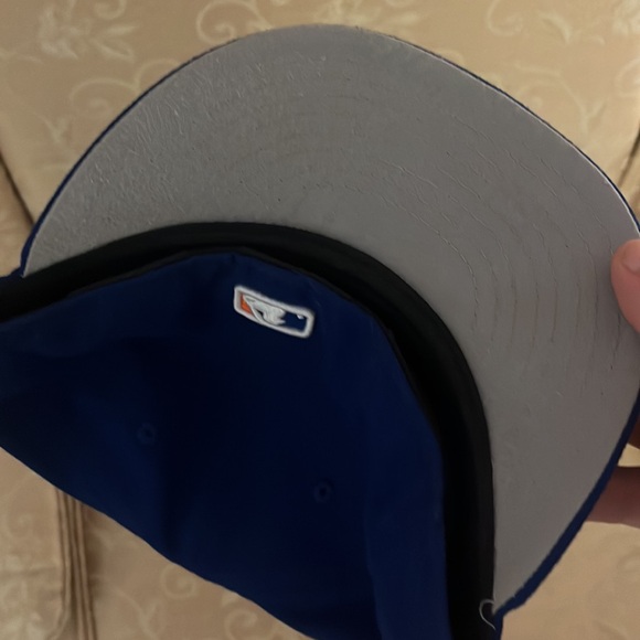 NEW YORK METS NEW ERA FITTED CAP SIZE 7 - Picture 2 of 5